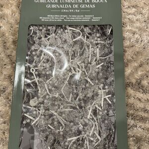 LED String Lights with Clear Beads